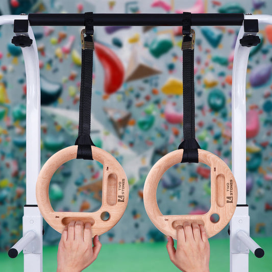 Portable Hangboard Rock Climbing as Pull Up Ring for Rock Climbers Trainning Indoor or Outdoor