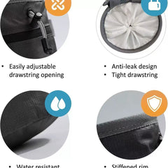 Compact chalk bag for bouldering, gym climbing, and outdoor climbing