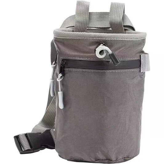 Two Stones climbing chalk bag with front zippered pocket